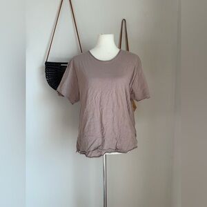 Made in Guatemala Brown Short Sleeve T-shirt, Size Large